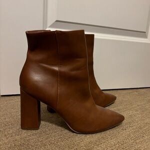 Madden Girl light brown bootie